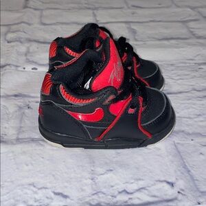 Nike Flight Black and Red Size 4c